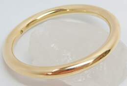Milor 14K Yellow Gold Hollow Bangle Bracelet 20.4g