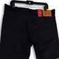 NWT Mens Black 502 Stretch Regular Fit Tapered Leg Jeans Size 36X32 image number 4