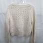 Vince Camuto Cream Cable Knit Sweater Women's Size S image number 2