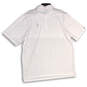 NWT Mens White Spread Collar Short Sleeve Olympic Polo Shirt Size XXL image number 2