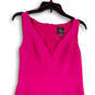 Womens Pink Sleeveless Back Zip Cutout Knee Length Sheath Dress Size 10 image number 3