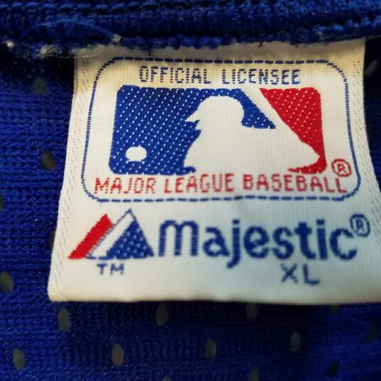Vintage Majestic Men's Toronto Blue Jays  V-Neck Batting Practice Jersey Sz. XL image number 3