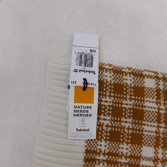 Timberlands Unisex Tan/White Scarf NWT image number 5