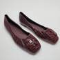 Tory Burch Brown Croc Embossed Square Toe Georgia Ballet Flat Women's Size 5M image number 2
