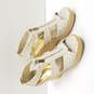 Michael Kors Women's Damita White Platform Espadrille Wedges Size 8 image number 3