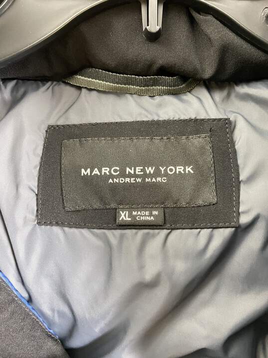 Marc New York Black Puffer Jacket XL image number 3