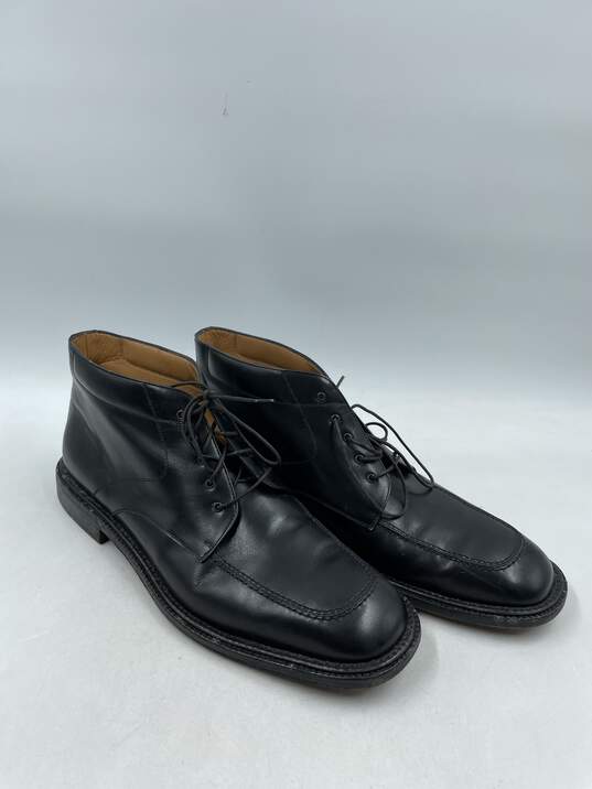 Authentic Salvatore Ferragamo Black Ankle Boots M 9.5D image number 3