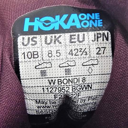 Buy the Hoka One One Bondi 8 Purple Women's Shoes Size 10