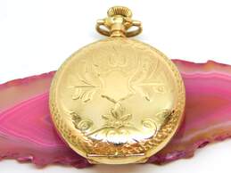 Antique Hampden Diadem 15 Jewels Gold Filled Engraved Hunters Case Pocket Watch 33.5g