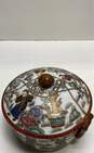 Oriental Lidded Tureen Hand Painted Porcelain Decorative Table Top Tureen image number 7
