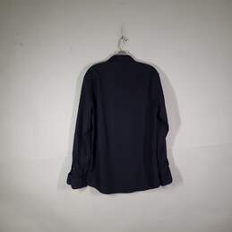 Mens Slim Fit Long Sleeve Collared Dress Shirt Size Large 16-16.5 alternative image