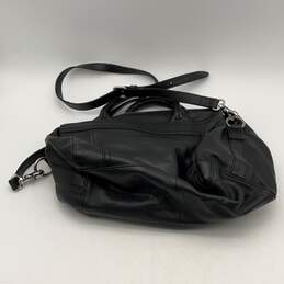 Frye Womens Black Leather Detachable Strap Zipper Crossbody Bag Purse alternative image