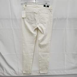 NWT J Brand WM's Low Rise White Super Skinny Jeans Size 27 alternative image