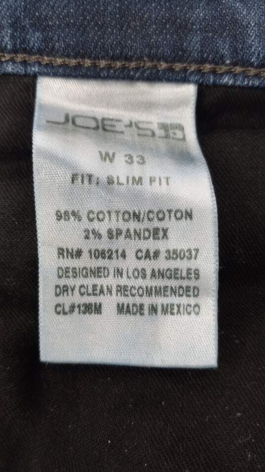 Joe's Jeans Slim Blue Denim Jeans Women's Size 33 image number 3