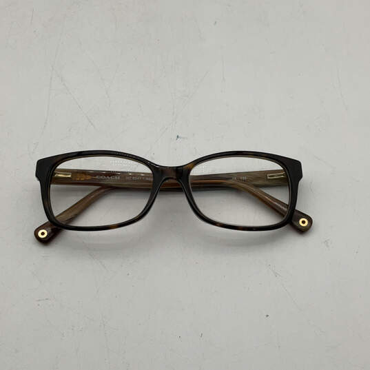Womens Libby HC 6047 Brown Black Full Rim Prescription Eyeglasses With Case image number 2