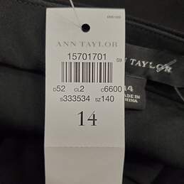 Ann Taylor Women Black Midi Skirt Sz 14 NWT alternative image