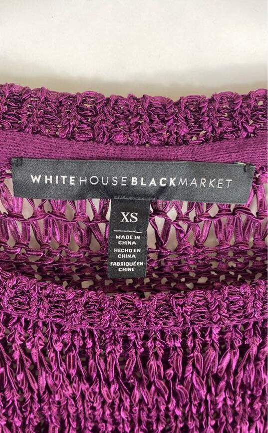 White House Black Market Purple Sweatshirt XS image number 3