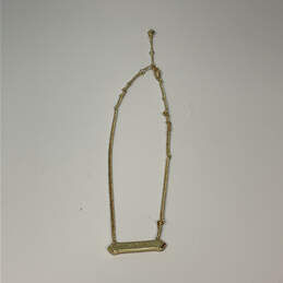 Designer Vera Bradley Gold-Tone Link Chain Clasp Pendant Necklace With Box alternative image