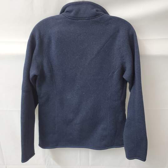 Patagonia 1/4 Zip Fleece Sweatshirt Size Medium Dark Blue image number 7