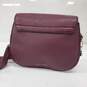 Rebecca Minkoff Mini Burgundy Red Leather & Suede Crossbody Bag AUTHENTICATED image number 10