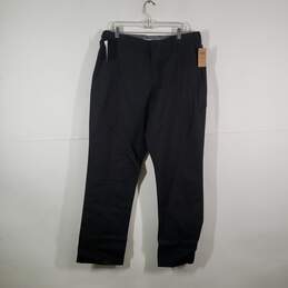NWT Mens Relaxed Fit Flat Front Slash Pockets Belt Loops Dress Pants Size 38X34