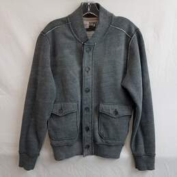 Jeremiah sweatshirt fleece bomber jacket M