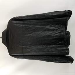 Brandini Womens Leather Black Jacket XL alternative image