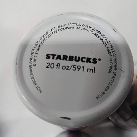 Batch Of 4 Different Size, Color And Design Starbucks Coffee Cups image number 5