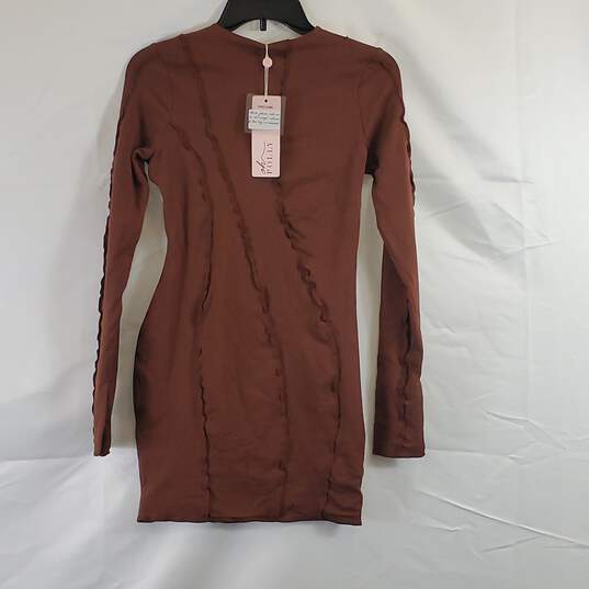 Oh Polly! Women Brown Dress Sz 6 NWT image number 2