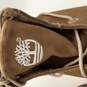 Timberland Mens Tan Leather Round Toe Fold Down Lace-Up Snow Boots Size 10.5 image number 5
