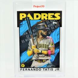 2021 Fernando Tatis Jr Topps Project70 Card by Fucci Encased