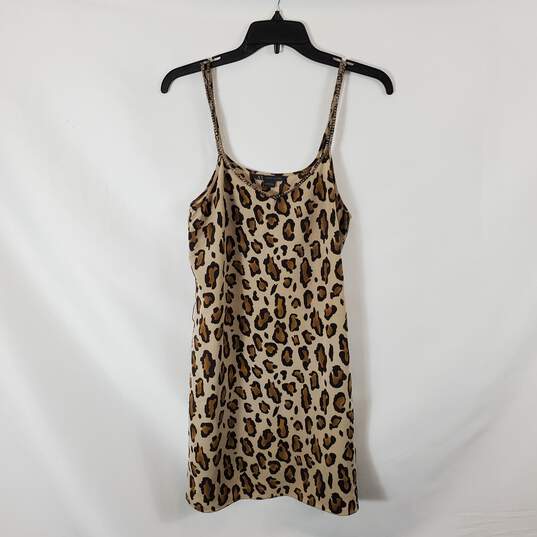 Armani Exchange Women Mini Print Dress Sz 2 image number 1
