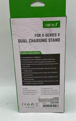 Mimd Black Dual Charging Base Dock Stand For Xbox Controller E-0528952-D-01 alternative image