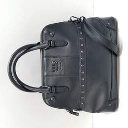 David Jones Jet Set Chain Dome Crossbody Shoulder Bag, Black: Handbags