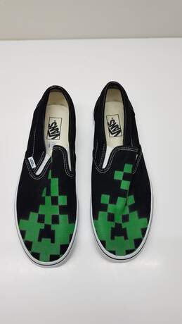 Vans Green/Black Classic Slip On - Men's 12