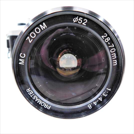 Promaster 2500PK Super 35mm SLR Film Camera w/ 28-70mm Lens & Case image number 5
