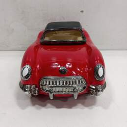 Vintage Classic Ceramic Automobile Red Corvette Trinket Box IOB alternative image