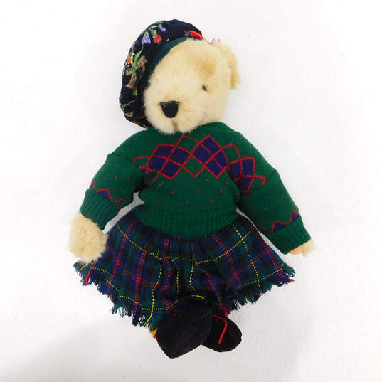 Vintage Fluffy & Alice Vanderbear A Highland Fling Teddy Bear Stuffed Animals image number 2