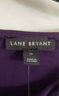 Lane Bryant Women Purple Keyhole Neck Dress Sz 20 image number 3