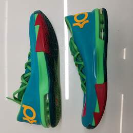 2014 Kids Nike KD VI 6 'Hero Pack' (GS Boys) Blue/Green Basketball Shoe Size 6Y alternative image