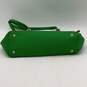 Michael Kors Womens Green Leather Charm Inner Pocket Jet Set Travel Tote Handbag image number 3