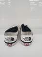 Men The North Face White Black Suede Sneakers Size-11.5 image number 5