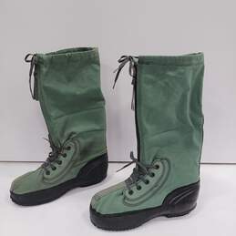 La Crosse Military Green Canvas Winter Boots Men's L/12 alternative image