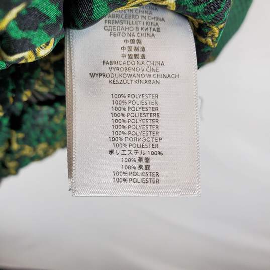 Michael Kors Women Green L/S Blouse sz XL image number 4