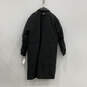 NWT Womens Black Long Sleeve Spread Collar Pockets Full-Zip Raincoat Sz XL image number 2