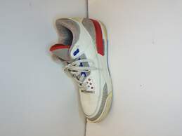 Nike Air Jordan 3 Retro Bg White Red Cement Grey Mens Size 10.5 alternative image