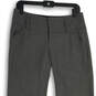 Womens Gray Flat Front Slash Pocket Bootcut Leg Dress Pants Size 4 image number 3