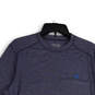 Mens Blue Crew Neck Long Sleeve Pullover Activewear T-Shirt Size Medium image number 3