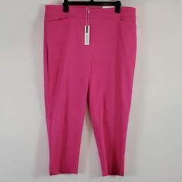 Chico's Women Bahamian Pink Crop Pant Sz3 NWT