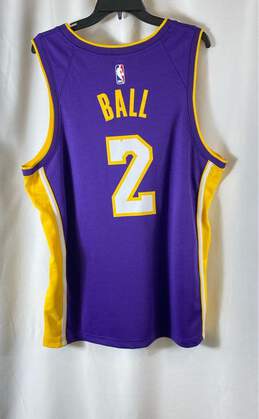 NBA Lakers #2 Lonzo Ball Jersey - Size XL alternative image